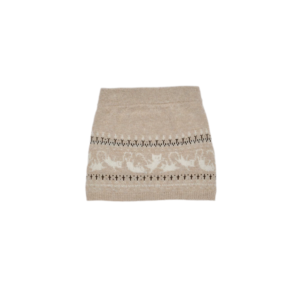 Ensemble en maille court Fair Isle