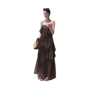 Brown Cami Dress / S