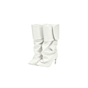 White Ankle Boots / 35