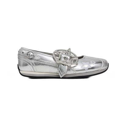 Star Buckle Mary Jane Shoes