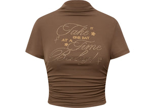 Brown Ruched Version / S