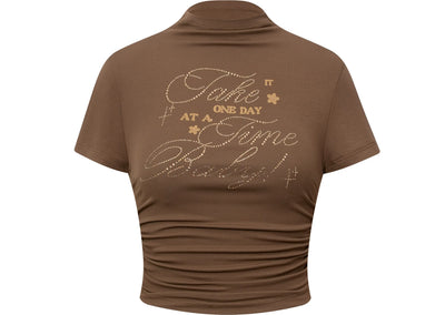 Brown Ruched Version / S