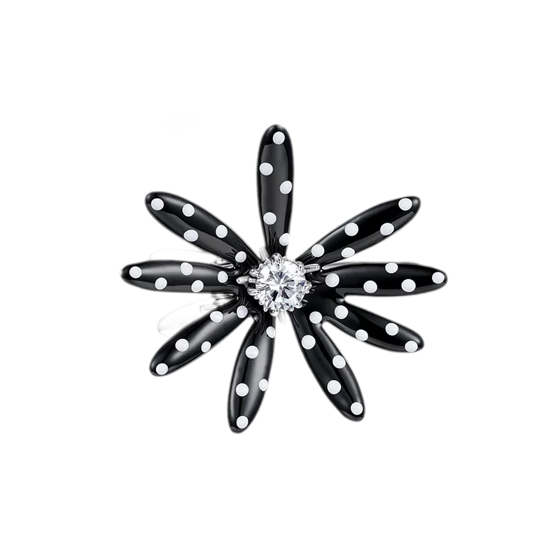 Metallic Daisy Flower Hair Clip