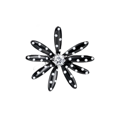 Metallic Daisy Flower Hair Clip