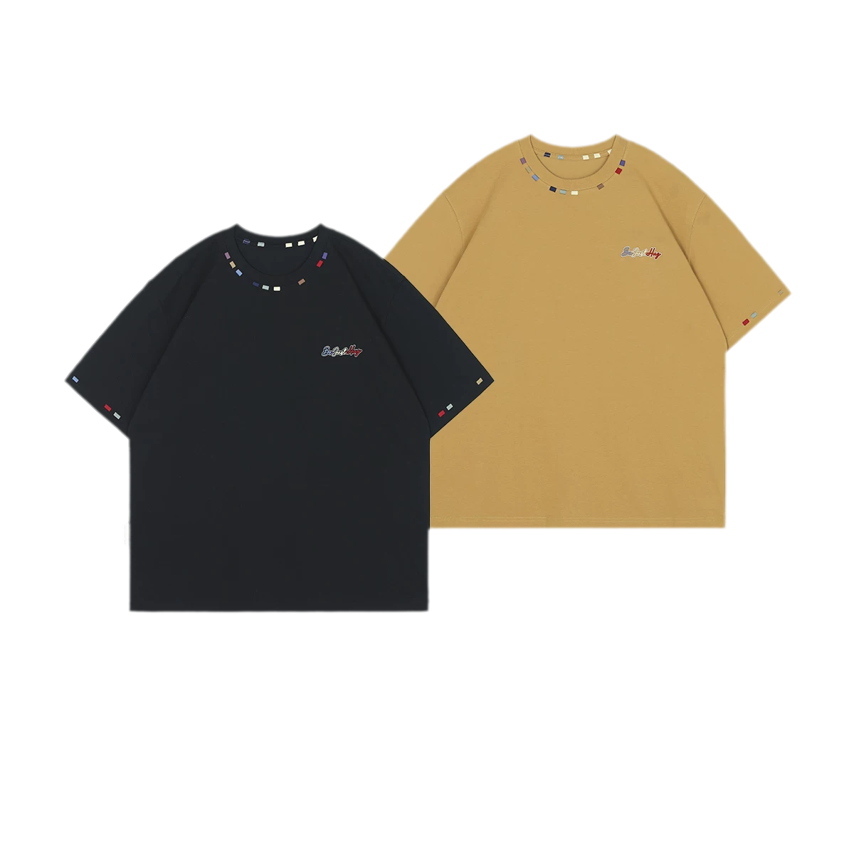 Pure Cotton Embroidered T-Shirt
