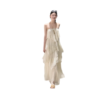Beige Cami Dress / S