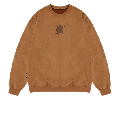 Eco Suede Oversized Sweatshirt