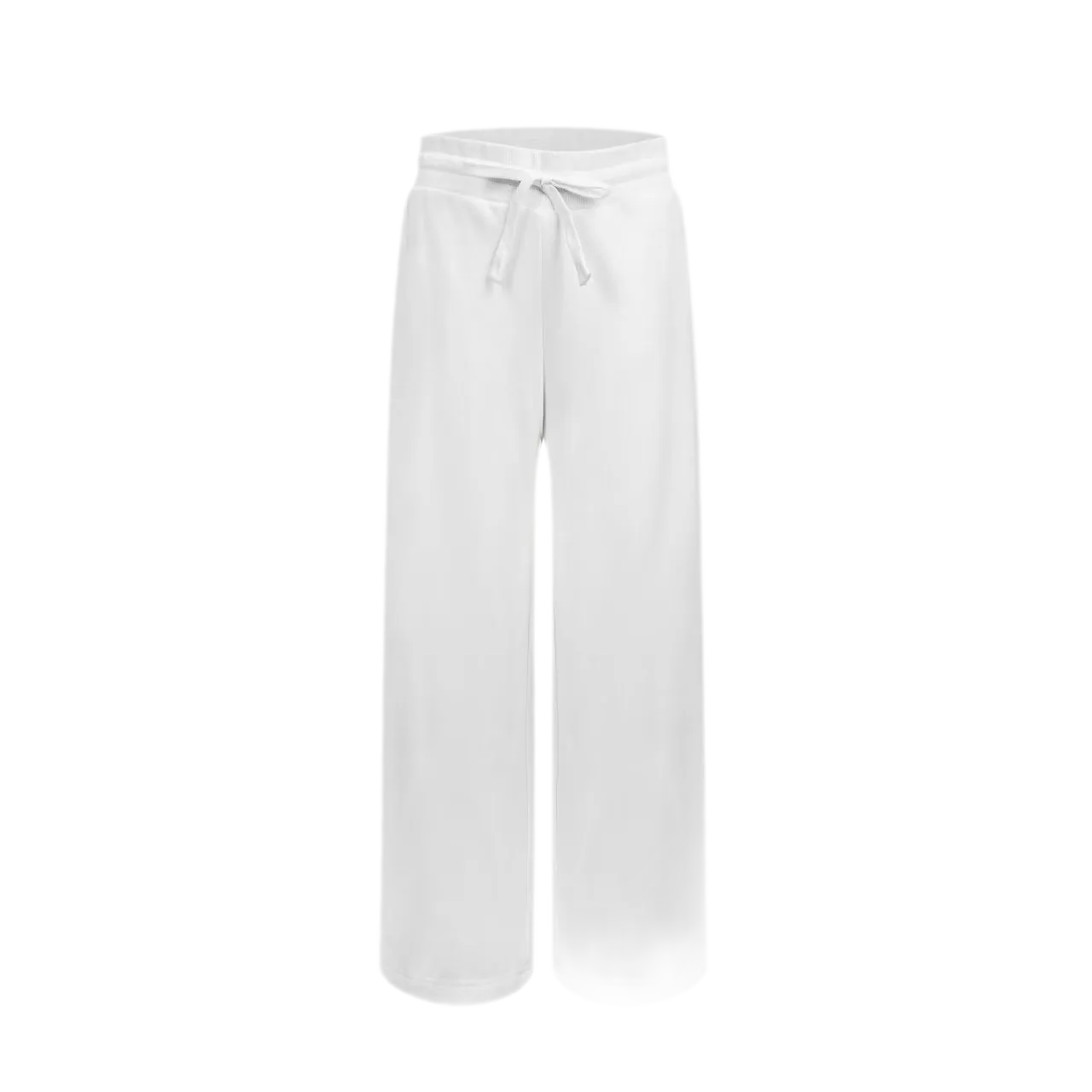 Wide-Leg Drawstring Sweatpants