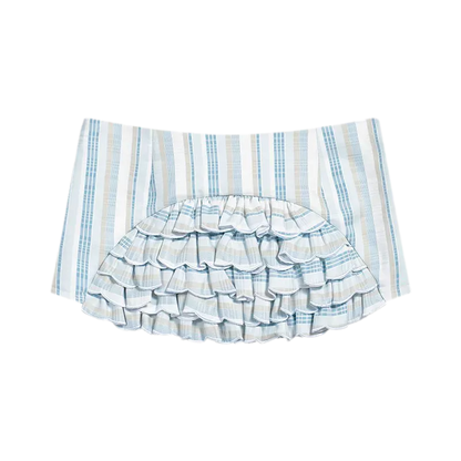 Ruffled Low-Rise Mini Skort