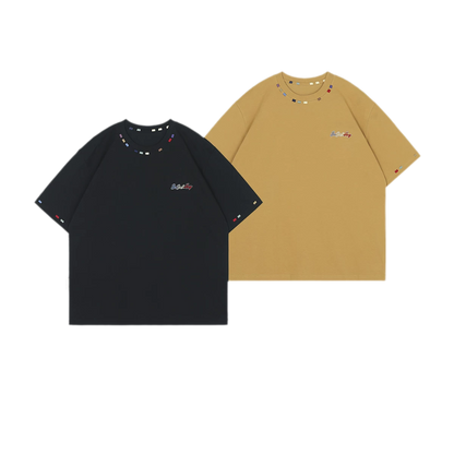 Pure Cotton Embroidered T-Shirt