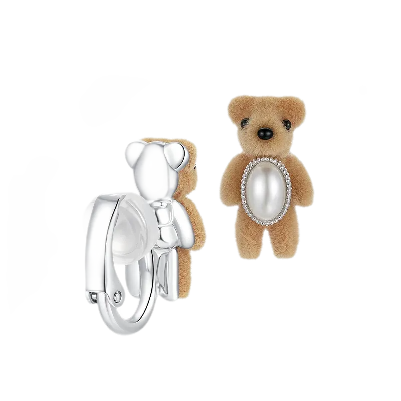 Mini Teddy Bear Earrings