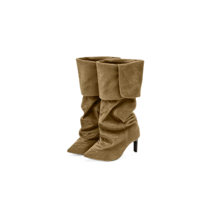 Pointed Toe Slouch Boots