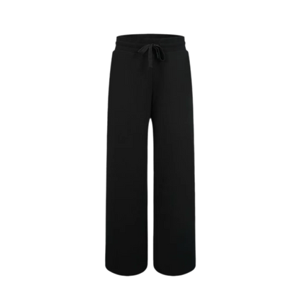 Wide-Leg Drawstring Sweatpants