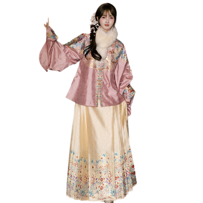 Ming-Style Brocade Mamian Set
