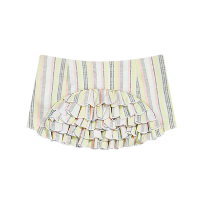 Ruffled Low-Rise Mini Skort