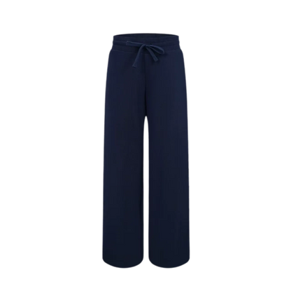 Wide-Leg Drawstring Sweatpants