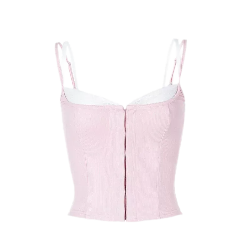 Lace Cutout Knit Set