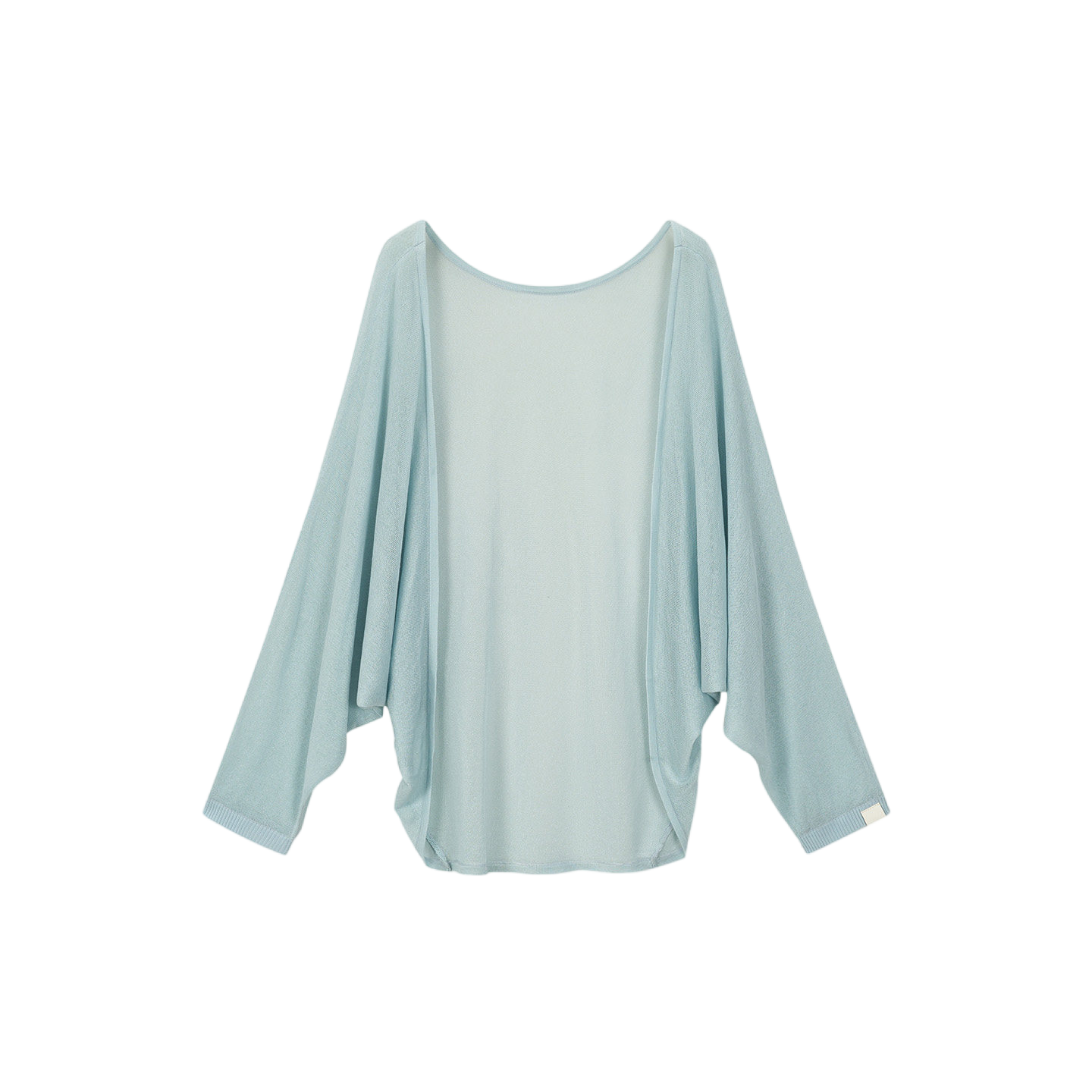 Lightweight Semi-Sheer Acetate Knit Cardigan