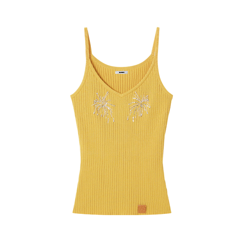 Firework Embroidered V-Neck Camisole