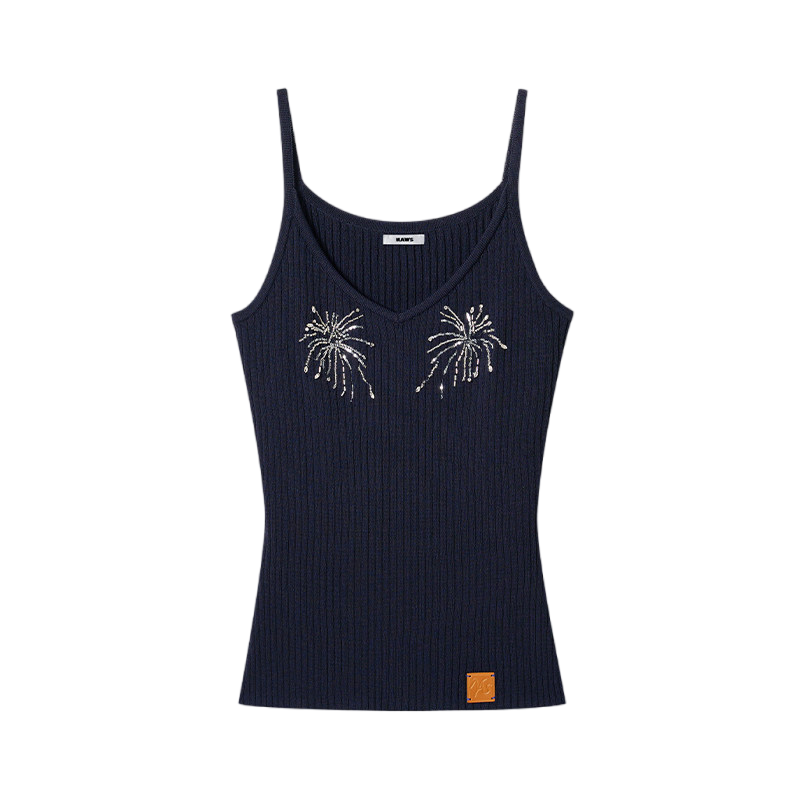 Firework Embroidered V-Neck Camisole