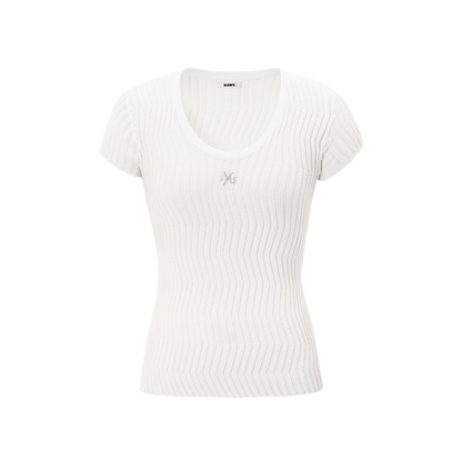Bailey U-Neck  Knit Tee
