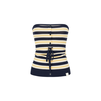 Sea Salt Ice Bar Colorblock Stripe Drawstring Waist