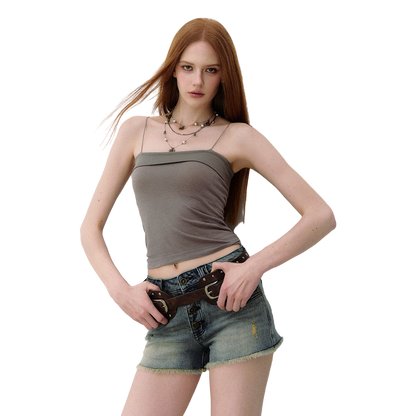 X-line Seamless Silk Wool Camisole