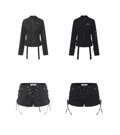 Enzyme-Washed Grunge Set