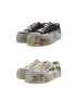 24ANS Dirty Fit Graffiti Platform Canvas Sneakers – Sneakers