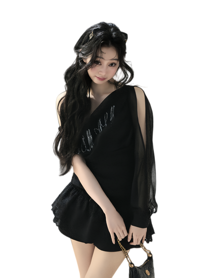 Starlight One-Shoulder Tee