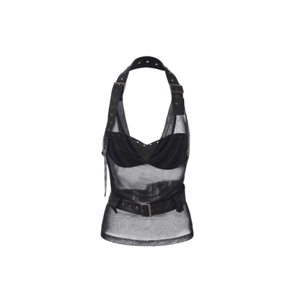 Studded Belt-Detail Camisole