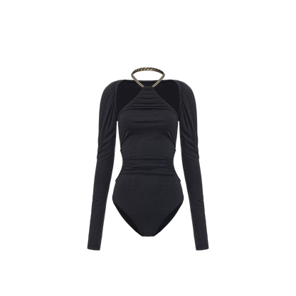 Convertible Halter Layered Two-Piece Top