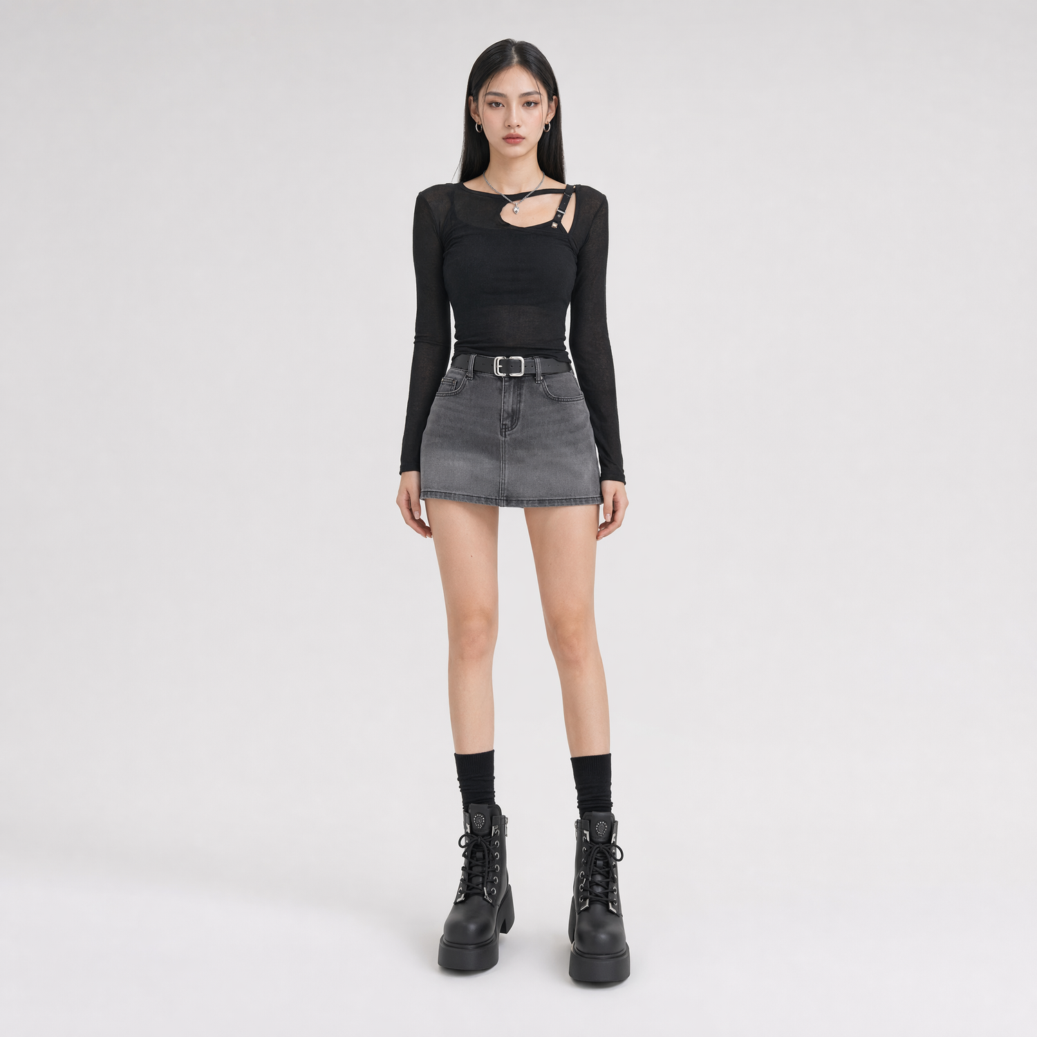 Chunky Platform Ankle Boots