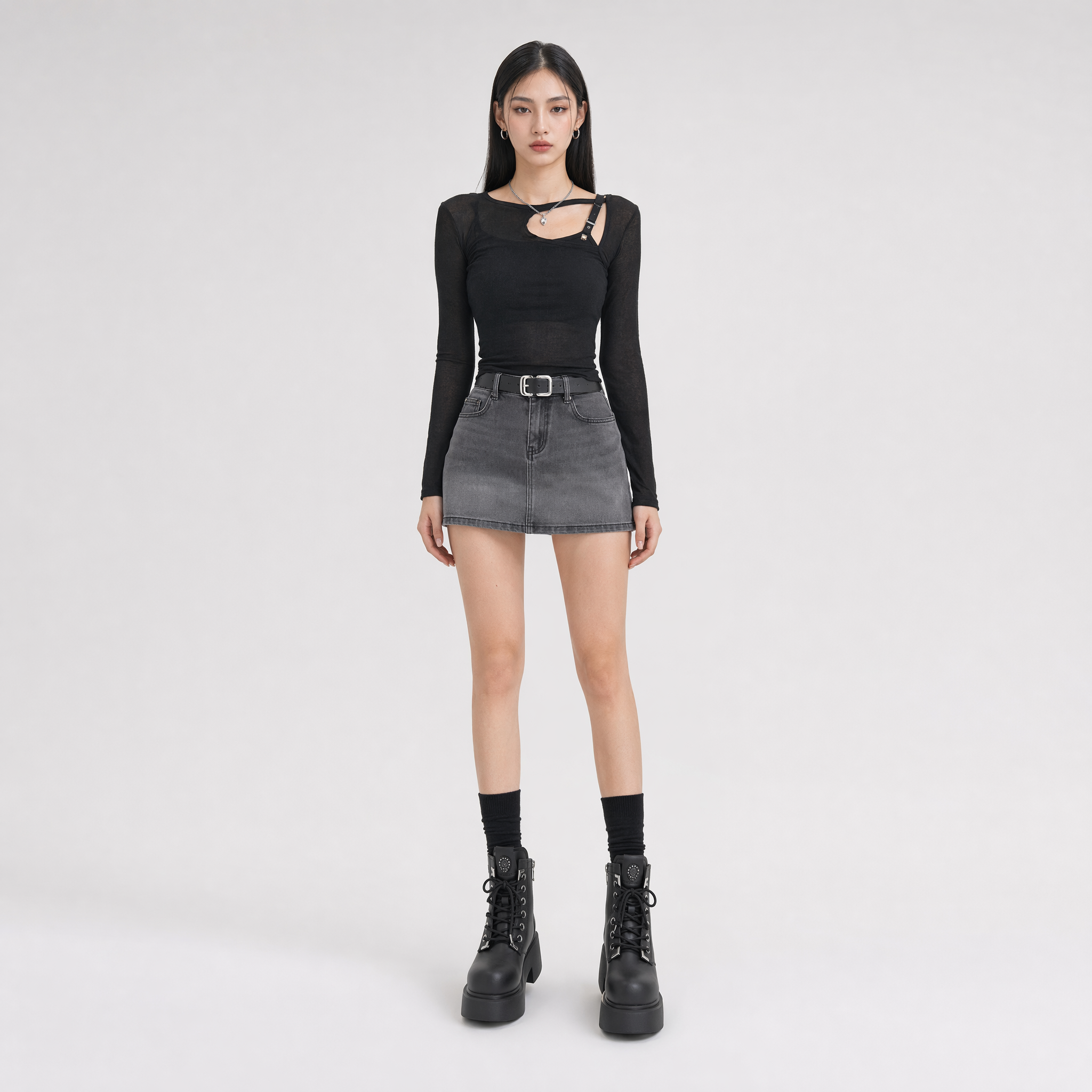 Chunky Platform Ankle Boots