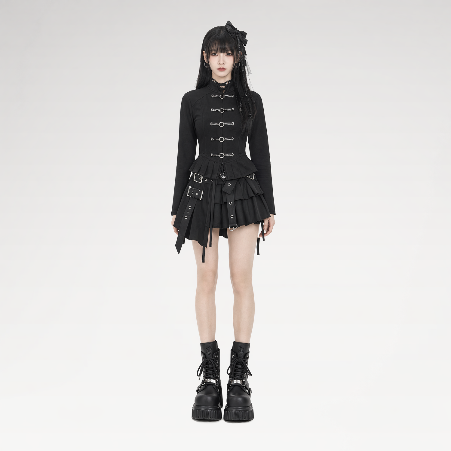 Gothic Platform Ankle Boots