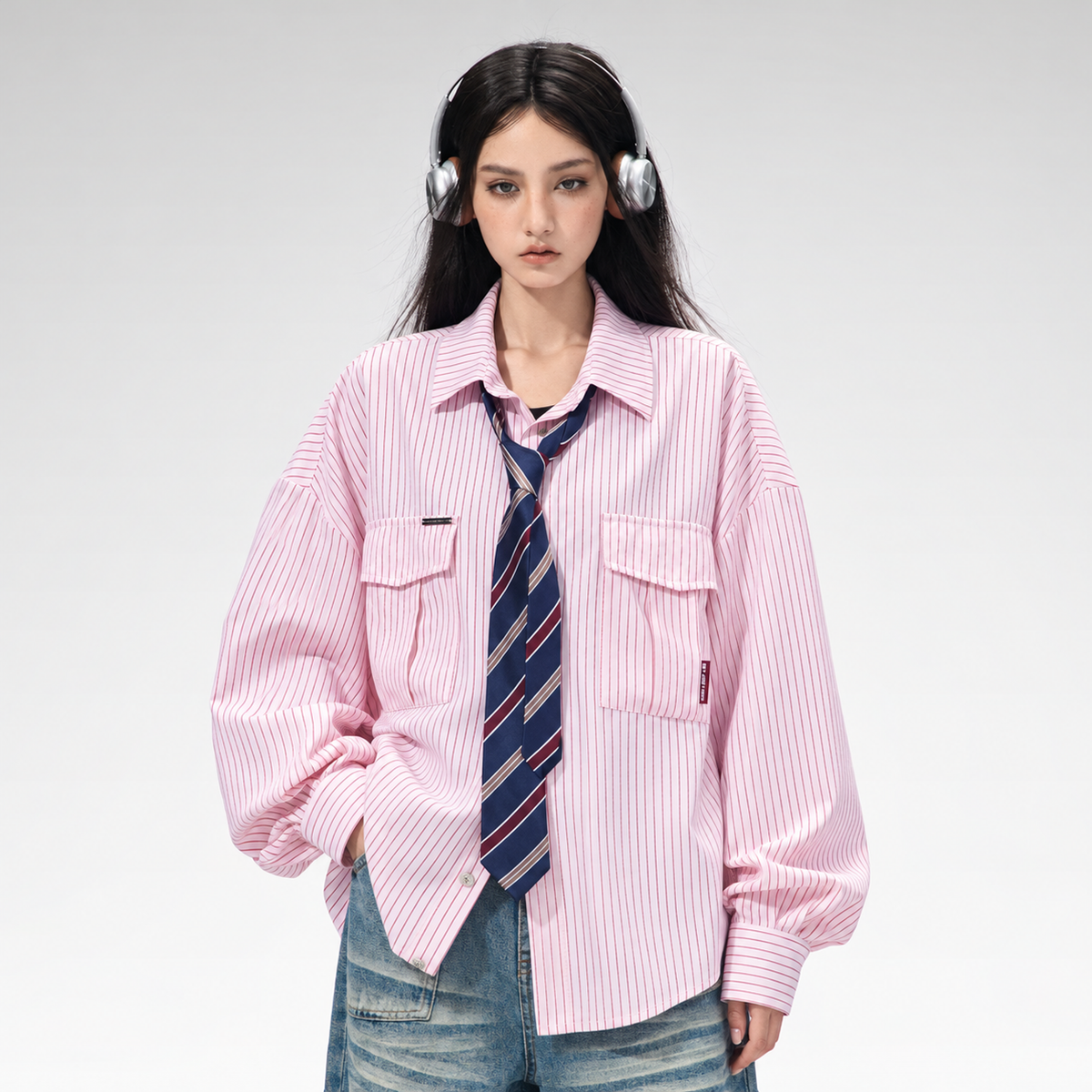 Vintage Striped Relaxed Shirt