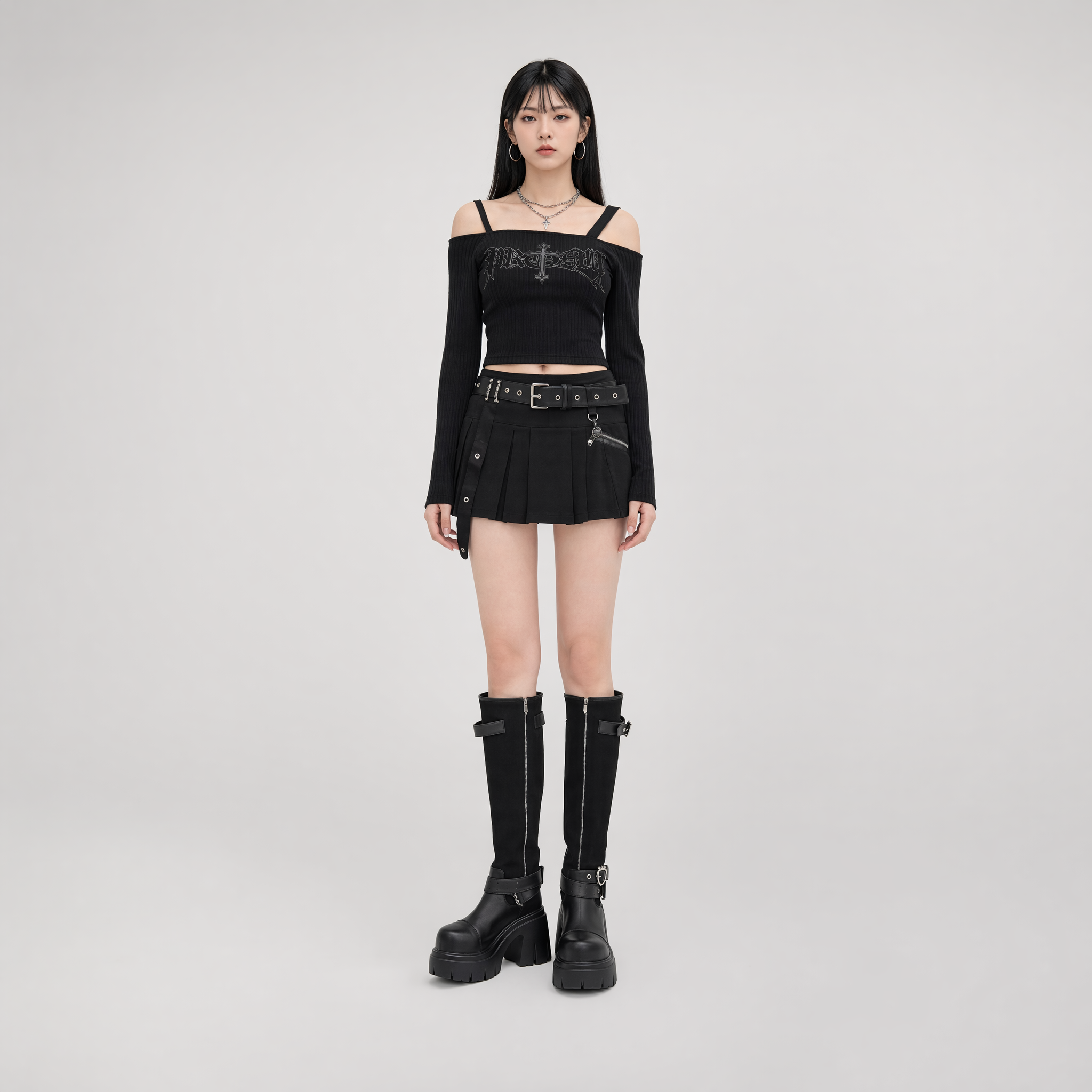 Thick Platform Knee Boots