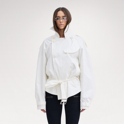 Waxed Trench Coat