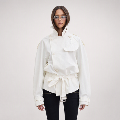 Waxed Trench Coat