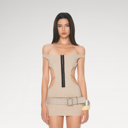 Back Tie Knit Dress