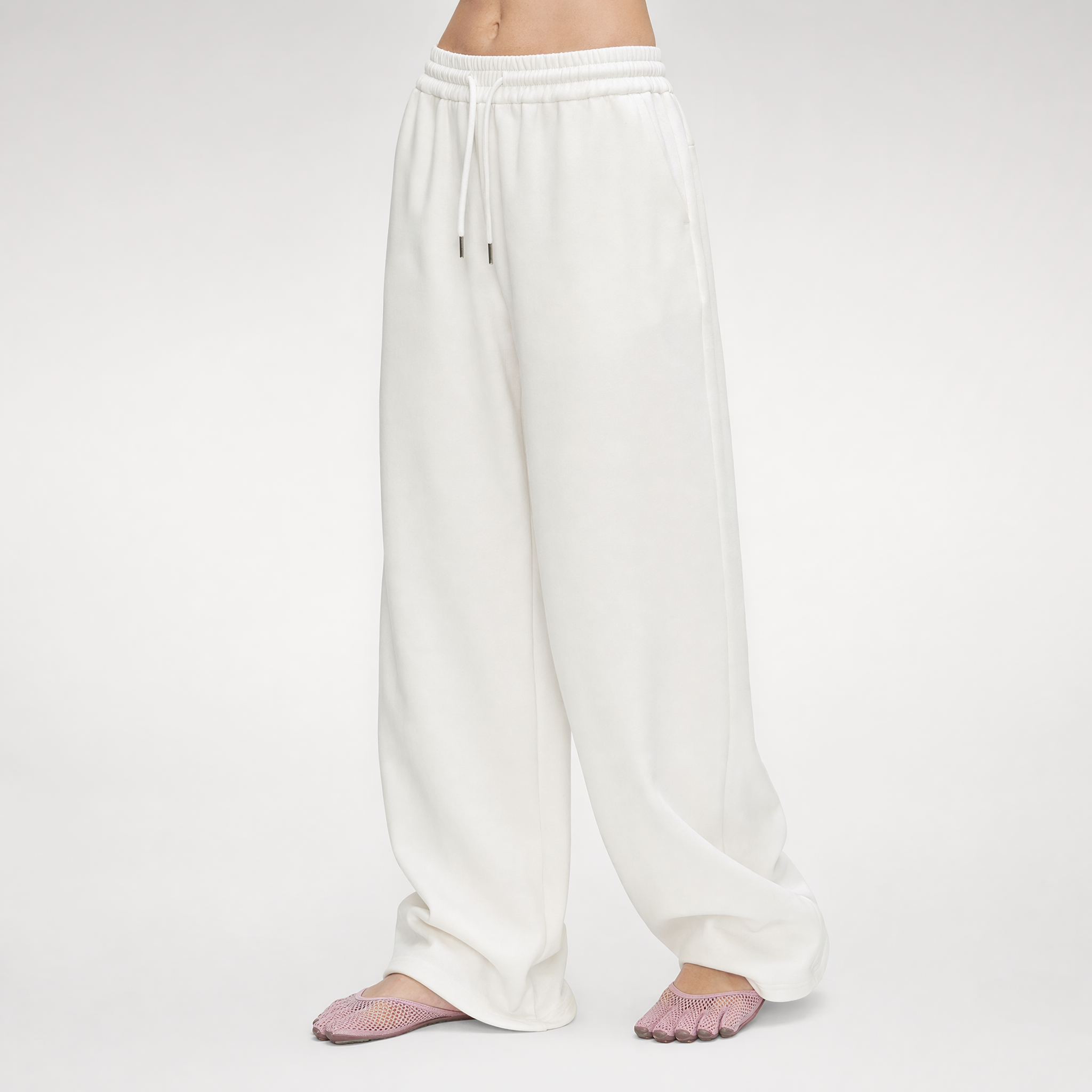 Air Cotton Wide-Leg Sweatpants