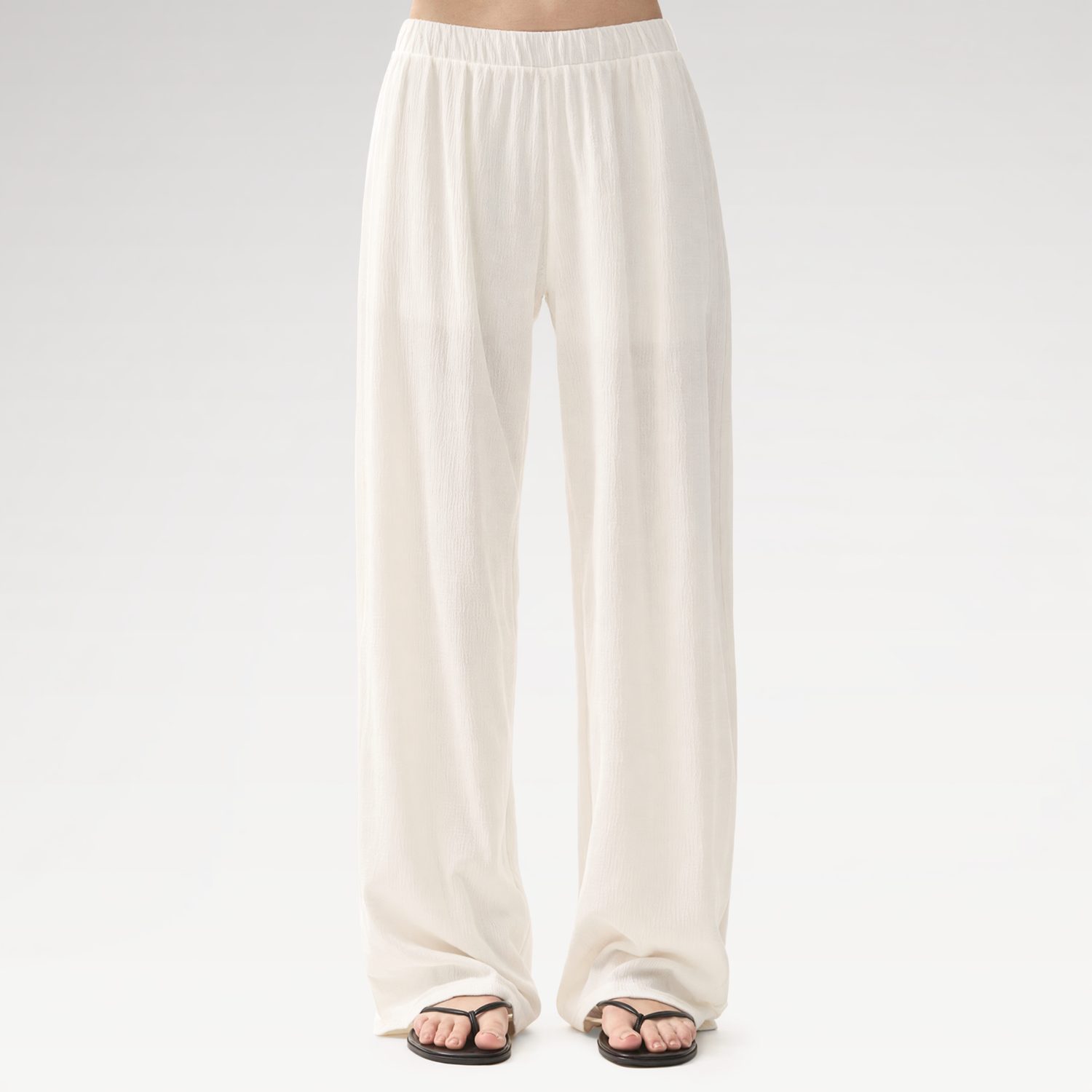 Textured Slouchy Wide-Leg Set