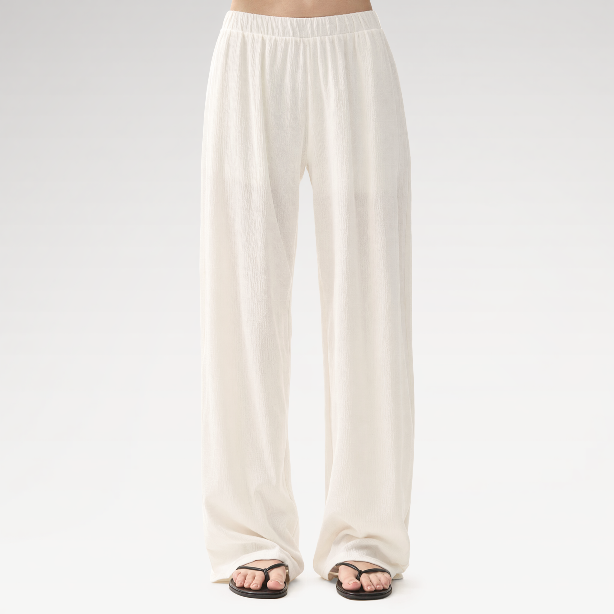 Textured Slouchy Wide-Leg Set