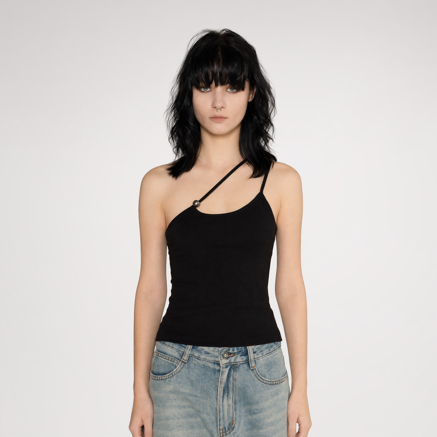 Asymmetric Knit Cami Top – CHINASQUAD Asymmetric Knit Cami Top – CHINASQUAD