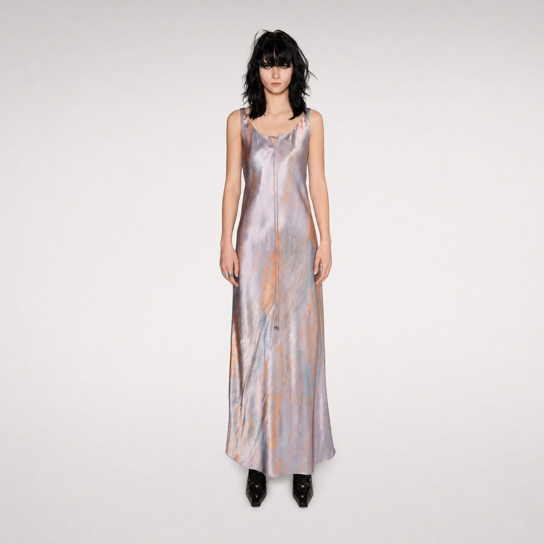 Twist Bias Slip Dress