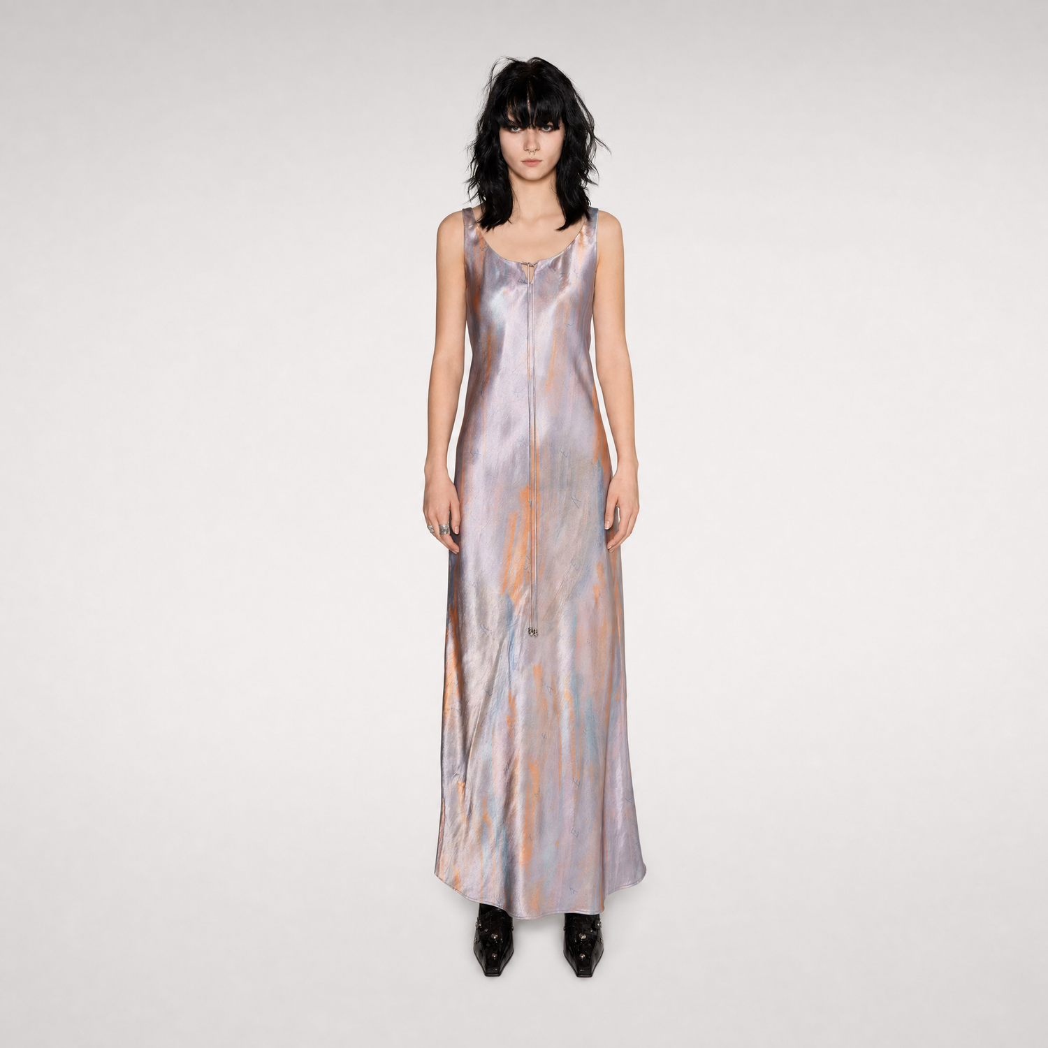 Twist Bias Slip Dress