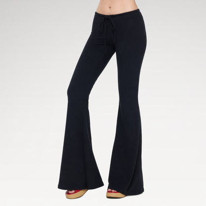 Low-Rise Flare Pants