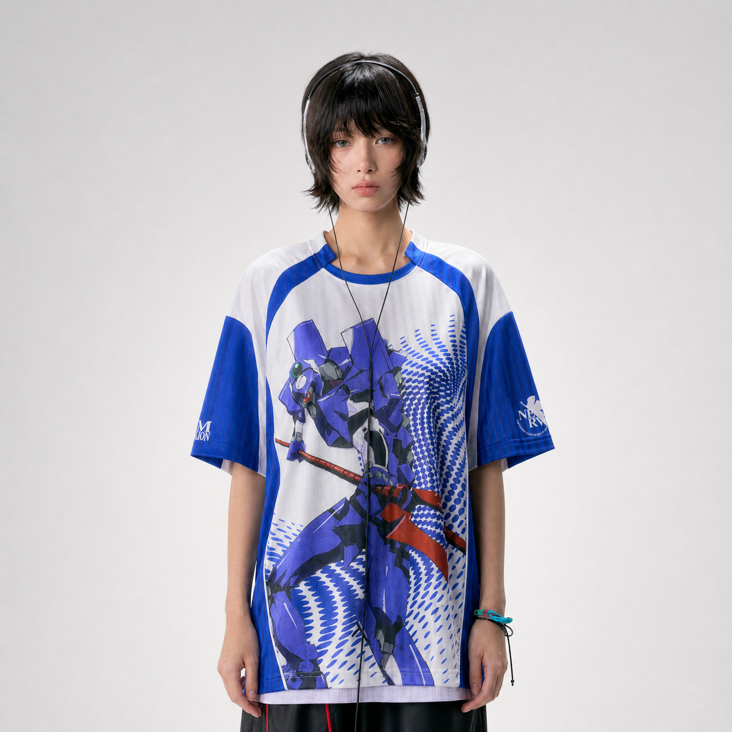 Digital Print Raglan Jersey T-Shirt