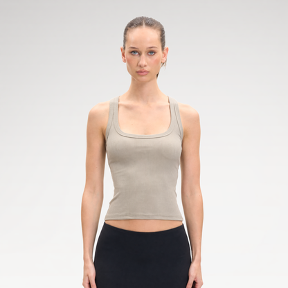 Ribbed U-Neck Cami