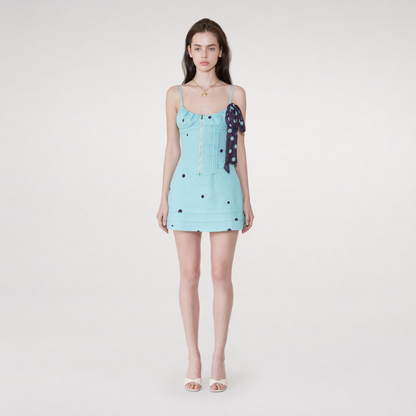 Polka Dot Tied Dress